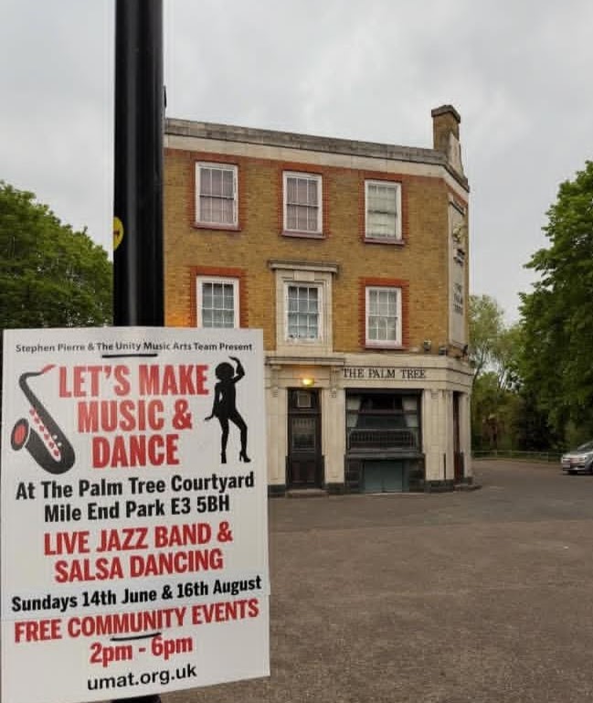 JAZZ & SALSA at THE PALM TREE COURTYARD MILE END